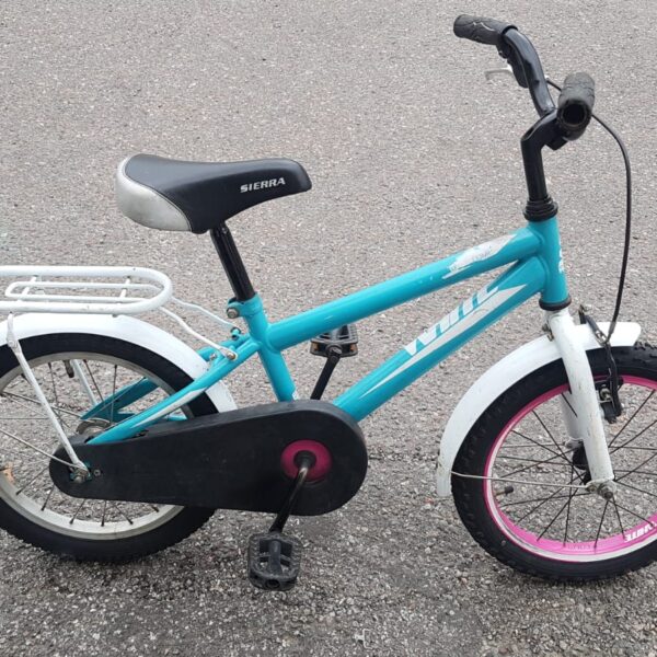 Barncykel White 16"